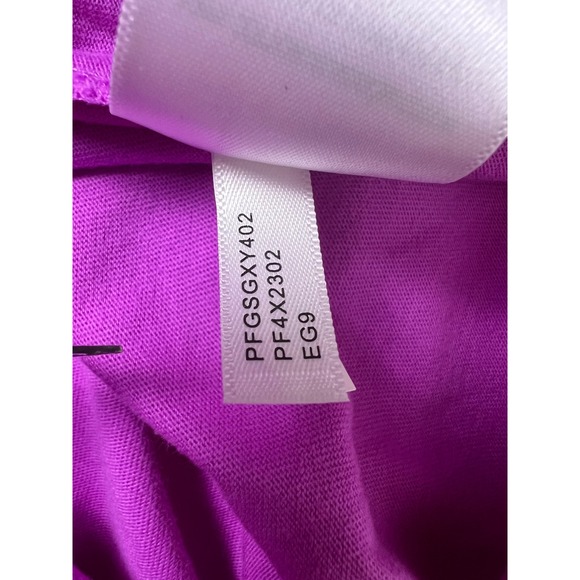 Calvin Klein Performance Purple V Neck T Shirt Womens 1X Short Sleeve NWT - Picture 8 of 8